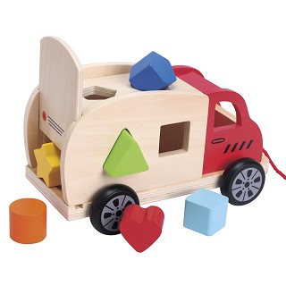 Shape sorting truck